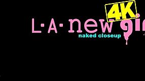 lovely blonde beauty reveals her stunning figure