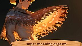 Super intense moaning during orgasm experience.