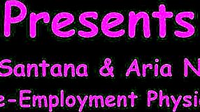 Angel Santana and Aria Nicole's pre-employment physical