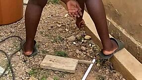 He Gave Me A Hot Short Fuck Outdoors!