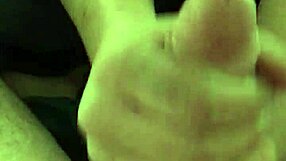 1st time prostate play while girlfriend rubs my big hard cock