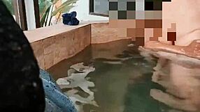 Wife Comforting Husband's Friend With Subtle Touches And Whispers