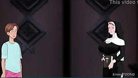 Nun Fucked in Confession Booth by Huge White Cock at Church