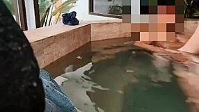 Wife Comforting Husband's Friend With Subtle Touches And Whispers