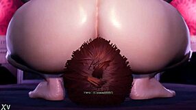 Alice performs face sitting fart under the witch