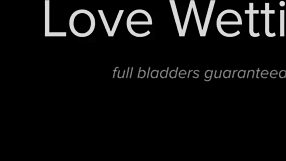 Kitty performs outdoor pissing scene in public solo