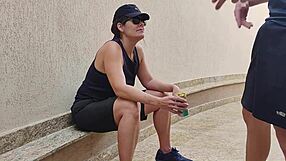 ate sister's lesbian colleague felt so good