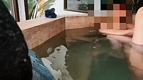 Wife Comforting Husband's Friend With Subtle Touches And Whispers