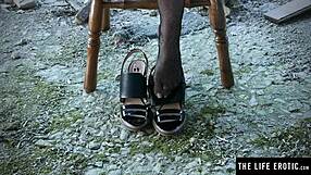 Edgy Cutie Masturbates Until She Squirts a Fountain of Hot Pee