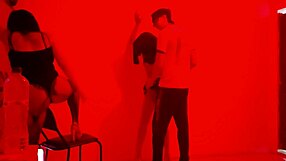 Want to see a sexy dance in erotic lingerie? scruffy man invites us to exclusive catwalk