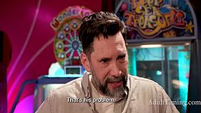 Petite Skinny Teen Stepdaughter Seduces Daddy With Deepthroat In Arcade