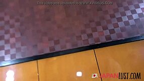 Japanese milf amateur gets naked and rides