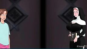 Nun Fucked in Confession Booth by Huge White Cock at Church