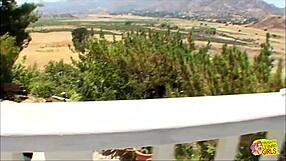 hot blonde milf seduces skinny bitch with a flirty little 18+ massage