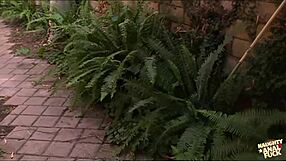 Cheating blonde with small tits enjoys intense anal thrusting.