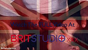 Two British nurses suck a huge cock in interracial group play.