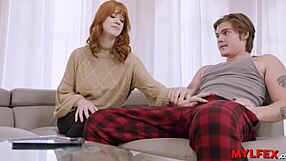 Milf Saves Reputation By Pleasing Neighbor's Mouth