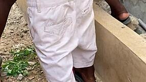 He Gave Me A Hot Short Fuck Outdoors!