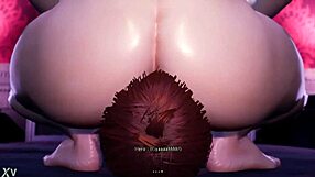 Alice performs face sitting fart under the witch