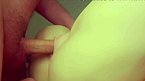 licking your cum out of her tight pussy - closeup amateur threesome with monicamoments doll