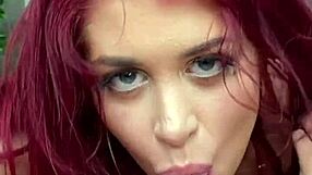 Redhead british gymnast deepthroats and rides daddy to multiple legs shaking orgasms pov