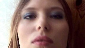 katrina is in her kitchen, she begins to finger her pussy, getting it wet and ready