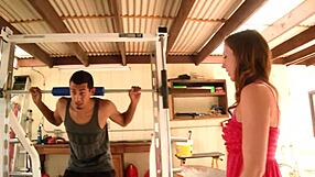 Skinny Babe Maddie Oreilly Deepthroats, Gags, and Rides Huge Monster Cock!