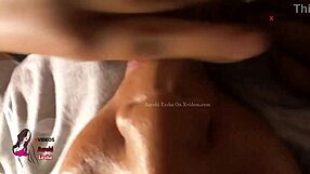 Indian girl in a hardcore mouth scene