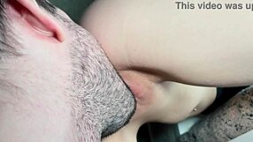 Bearded Guy Licks Juicy Wet Pussy
