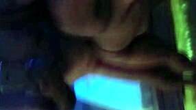 wife bouncing on her new anal toy in assfucking session