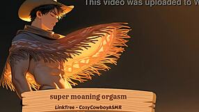 Super intense moaning during orgasm experience.