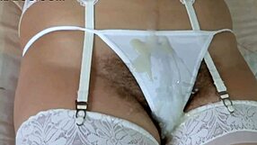 lingerie tempts stepson to cum in my pussy