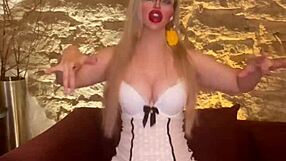 The Music Goddess Dances Seductively With Glasses And Belly Moves