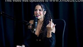 safada does sensual dance after saying no anal, loves foreplay, adores sucking, fucked on trail with fetishes - sweet karolzinha on sheer red!