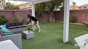 Lovelylanalee Catches Mrblvckrose Peeping In Backyard