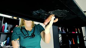 Naughty Nurse Milking Table And Toys In Hospital Fetish!