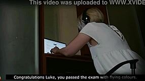 Mrs. Lazinski Teased with Rough Anal Reward for Good Behavior