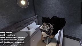 Seductive Roblox Office Girl Lures Me For Intense Late-Night Fuck