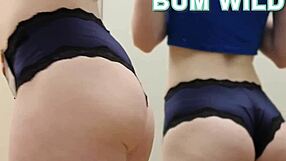 sexy lingerie model poses in nude panties