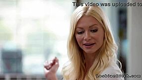 Sensual Four Hands Massage Brings Orgasm To Naked Blonde Slimthick Vic.