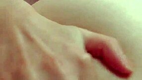 Russian Brunette in Stockings Sucks Thick Dildo with Dirty Talk Fingers Pussy Close-Up Anal Fingering