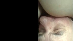 Cunnilingus - Upper View Of Mature Pussy Licking