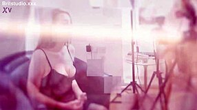 Student in lingerie gives jerk off instructions to old neighbor