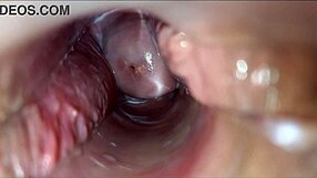 She experiences a pulsating orgasm deep inside her vagina