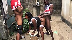 She Fucks Two Biggest Dicks In Hood