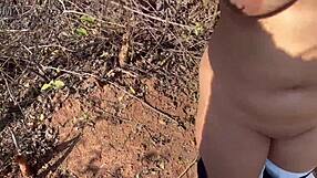 Ex girlfriend roughly fucked in jungle seduction