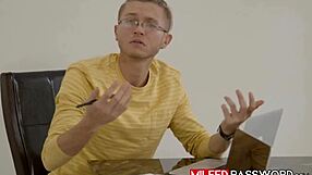 Horny milf ryan keely craves a massive cock and wild sex in threesome. She rides and licks passionately.