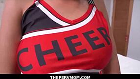 nadia white's big ass cheerleading pov with stepson allen swift 😈