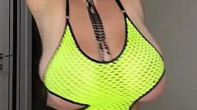 Milf Stepmom Wants To Fuck On The Bed Shakes Her Natural Tits Huge Natural Huge Halo Touches Herself Already Wet