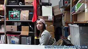 Horny Thief Feels Arousal Stroking Cop's Dick